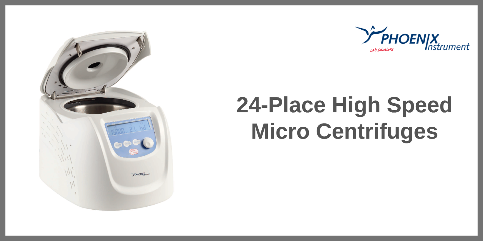 24-Place High Speed Micro Centrifuges